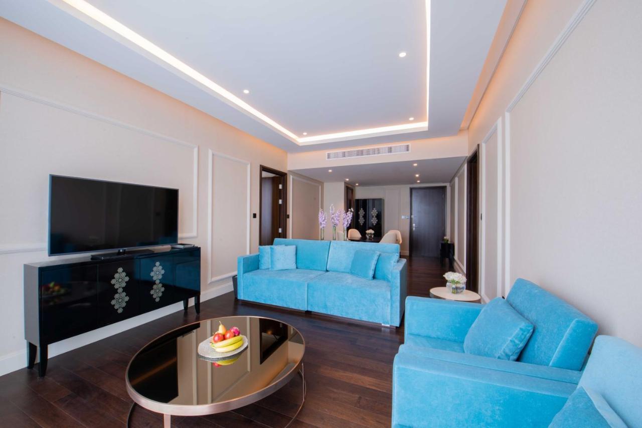 Hotel Shaza Ad-Dauha Zewnętrze zdjęcie A living room at the hotel